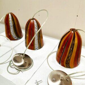 Set of Three (3) Oggetti Amore Fiore Pendant (110V & 12V) Light Pendants